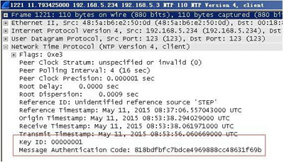 ntp通信抓包